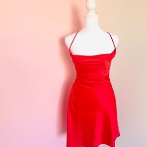 Princess polly Celia sexy rose red mini dress